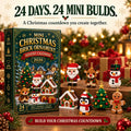 🔥Last Day 90% OFF🔥– 🎄 24-Day Mini Christmas Ornament Advent Calendar | 24 unique festive buildable designs with hanging loops—perfect for decorating Christmas trees, wreaths, and holiday displays 🧱