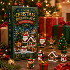 🔥Last Day 90% OFF🔥– 🎄 24-Day Mini Christmas Ornament Advent Calendar | 24 unique festive buildable designs with hanging loops—perfect for decorating Christmas trees, wreaths, and holiday displays 🧱