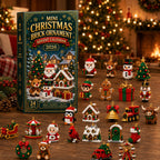 🔥Last Day 90% OFF🔥– 🎄 24-Day Mini Christmas Ornament Advent Calendar | 24 unique festive buildable designs with hanging loops—perfect for decorating Christmas trees, wreaths, and holiday displays 🧱