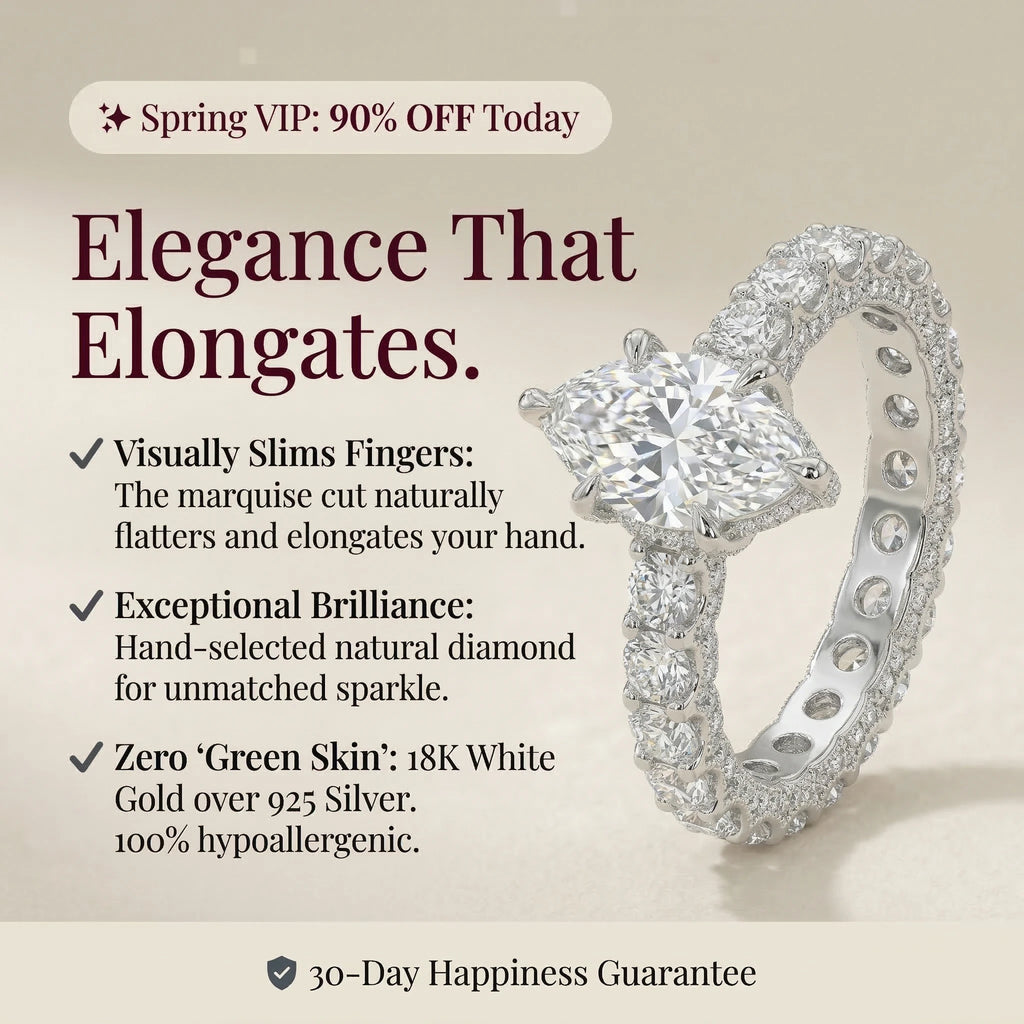 Starry Sky Diamond Marquise Ring-Last Day Sale-90% OFF🔥