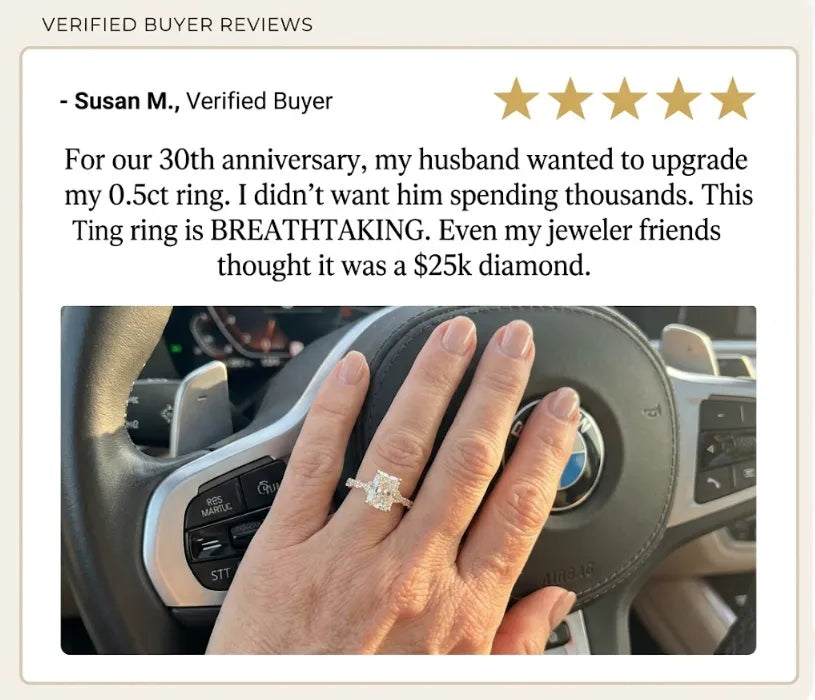 The Anniversary Upgrade: 1-5-Carat Flawless Radiant Cut Moissanite Ring (Hidden Halo, VVS1)-Last Day Sale🔥-90% OFF