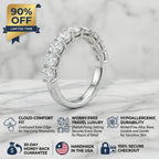 The Timeless Brilliance Eternity Band | Cloud-Comfort Fit & Flawless Sparkle--Last Day Sale-90% OFF🔥